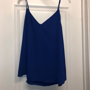 Babaton Everly Camisole V-neck blue large